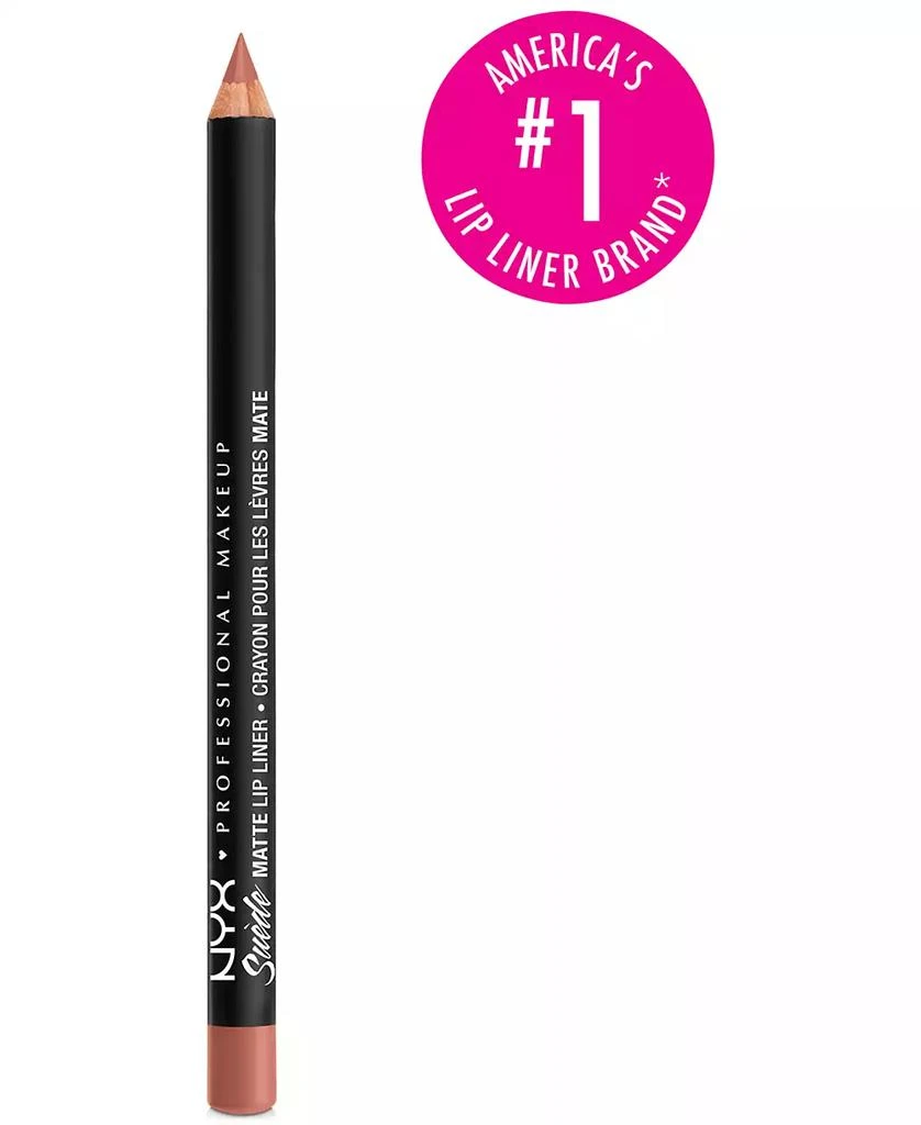 商品NYX Professional Makeup|Suede Matte Lip Liner,价格¥39,第2张图片详细描述