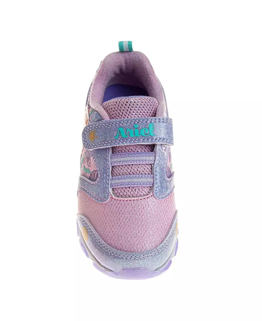 商品Disney|Toddler and Little Girls the Little Mermaid Hook and Loop Light Up Fashion Sneakers,价格¥325,第5张图片详细�描述