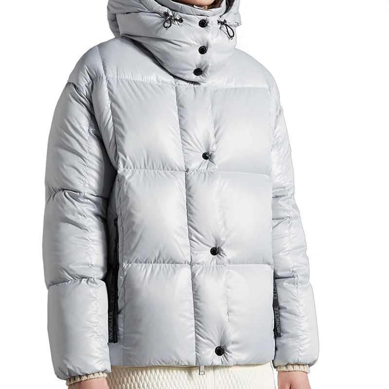 Moncler/蒙克莱 22年秋冬新款 Parana系列 女士淡紫色/深灰色短款衬垫羽绒服夹克H20931A000656895090F 商品