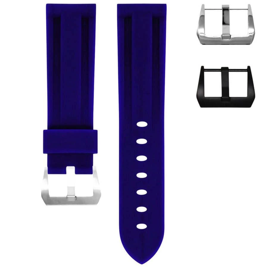 商品Horus Watch Straps|For Tudor Black Bay Straight Lug Navy Blue Rubber Watch Band 22MMSL-BL-TBB,价格¥1154,第1张图片