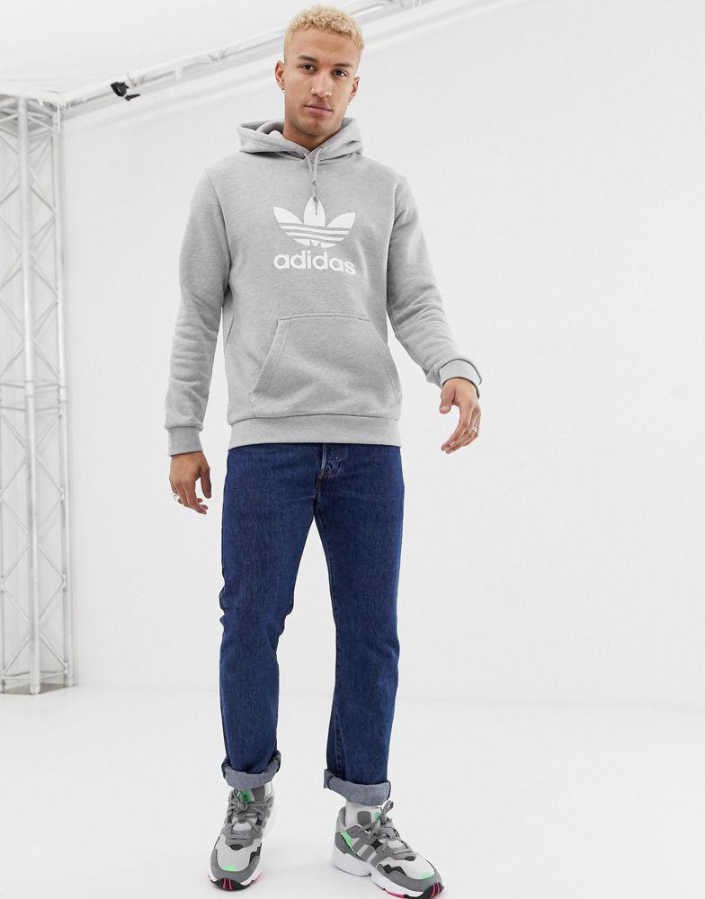 商品Adidas|adidas Originals Essentials hoodie in grey,价格¥405,第6张图片详细描述