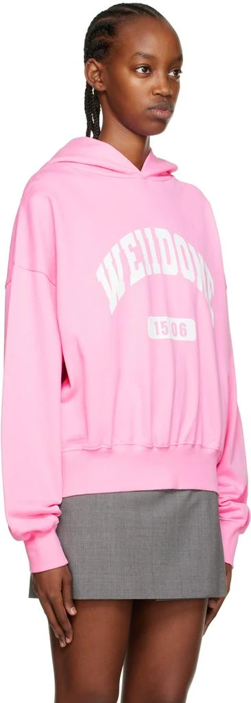 商品We11done|Pink Old School Campus Hoodie,价格¥1156,第2张图片详细描述