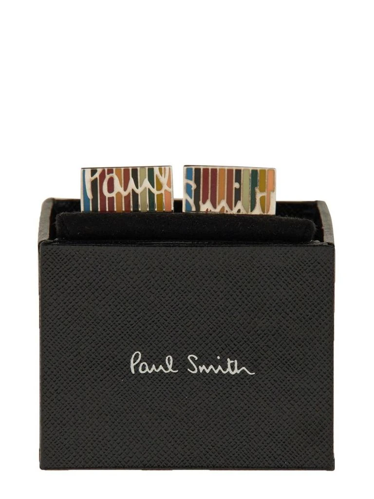 商品Paul Smith|Paul Smith Signature Stripe Cufflinks,价格¥840,第2张图片详细描述