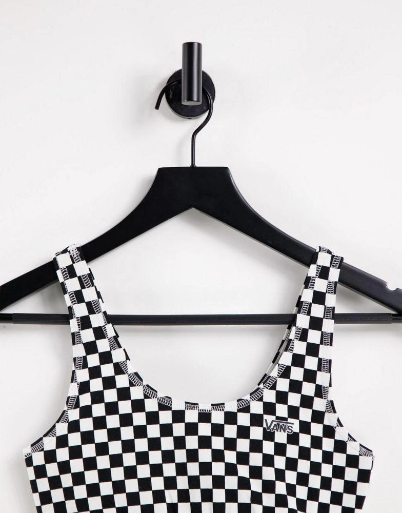 商品Vans|Vans Logo bralette in checkerboard Exclusive at ASOS,价格¥169,第3张图片详细描述