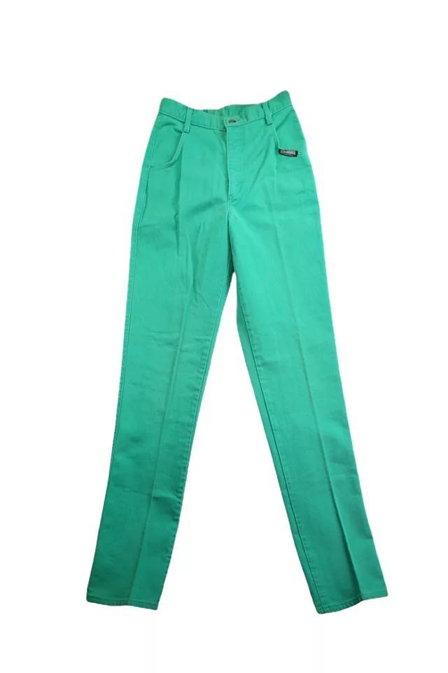 商品Urban Outfitters|Vintage Roughrider Western Green High Waisted Jeans,价格¥1756,第3张图片详细描述