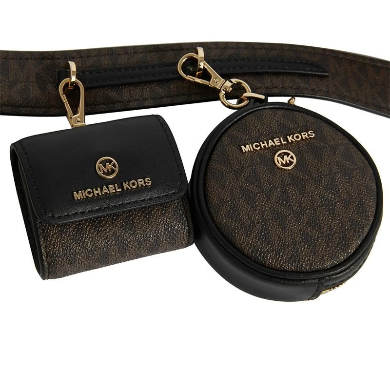 商品[国内直发] Michael Kors|MK 女包 送女友礼物 迈克·科尔斯 MICHAEL KORS 21秋冬 黑色中号单肩包组合包 32F1GT9C6C BLACK,价格¥1501,第6张图片详细描述