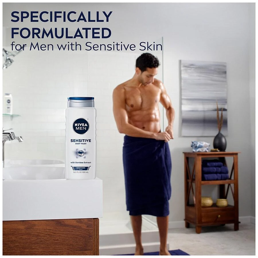 商品Nivea Men|Sensitive Body Wash Sensitive,价格¥52,第5张图片详细描述