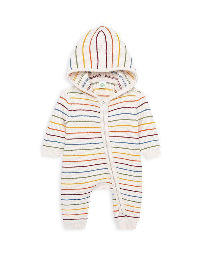 商品Little Me|Unisex Hooded Striped Cotton Sweater Coverall - Baby,价格¥428,第6张图片详细描述