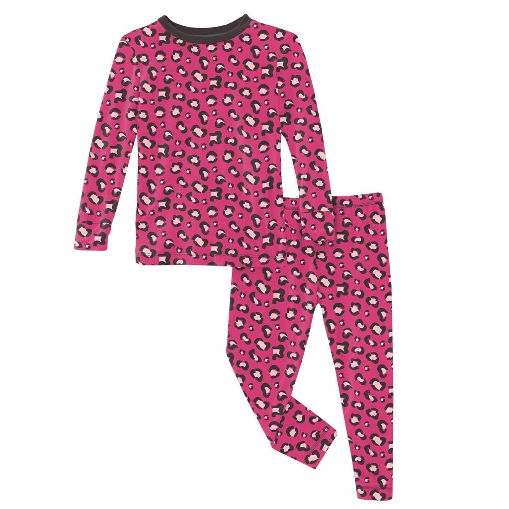 商品KicKee Pants|Long Sleeve Pajama Set (Toddler/Little Kids/Big Kids),价格¥222,第1张图片