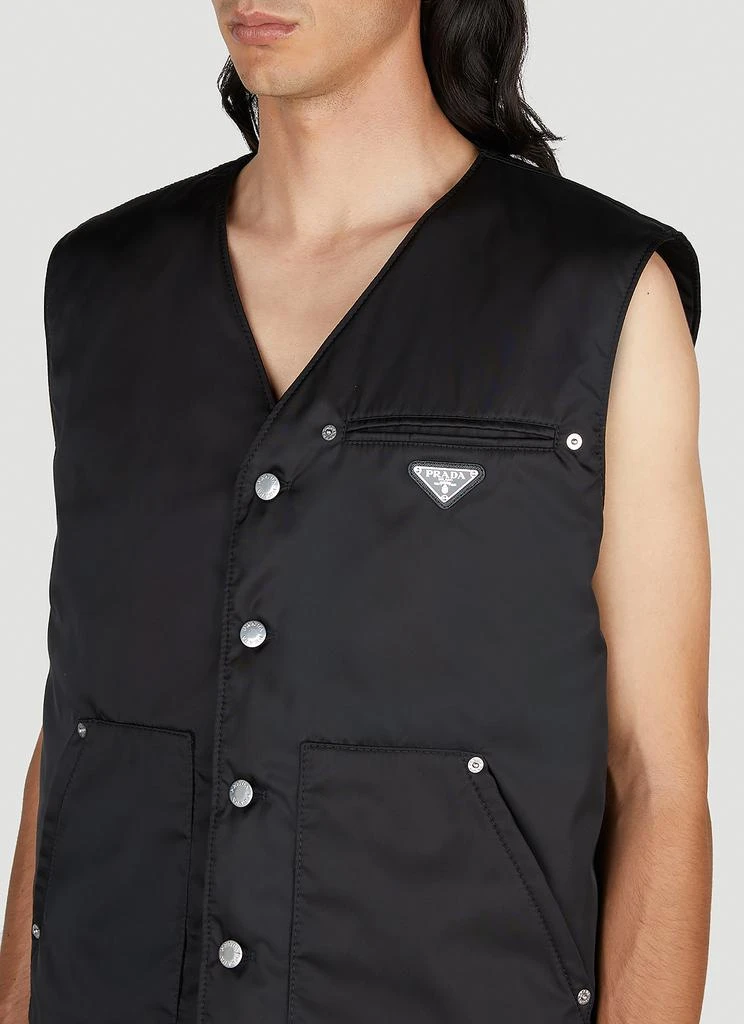 商品Prada|Re-Nylon Padded Sleeveless Jacket,价格¥9831,第5张图片详细描述