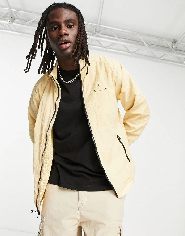 商品Jordan|Jordan 23 Engineered woven jacket in sesame,价格¥428,第1张图片