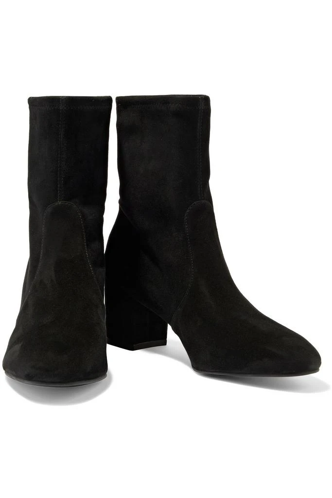 商品Stuart Weitzman|Siggy 60 stretch-suede sock boots,价格¥1693,第3张图片详细描述