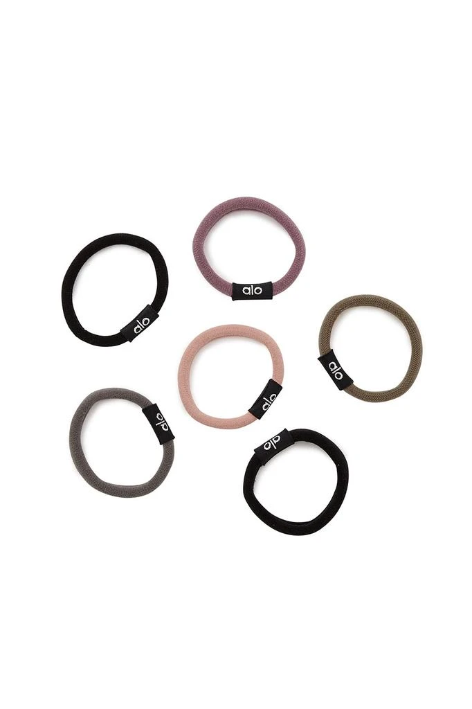 商品Alo|Untangled Hair Tie 6-Pack - Natural Multi,价格¥113,第2张图片详细描述