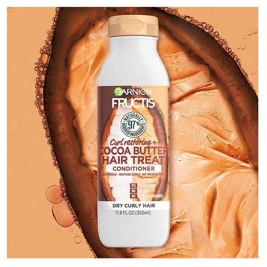 商品Garnier Fructis|Curl Restoring Cocoa Butter Hair Treat Conditioner,价格¥65,第5张图片详细描述