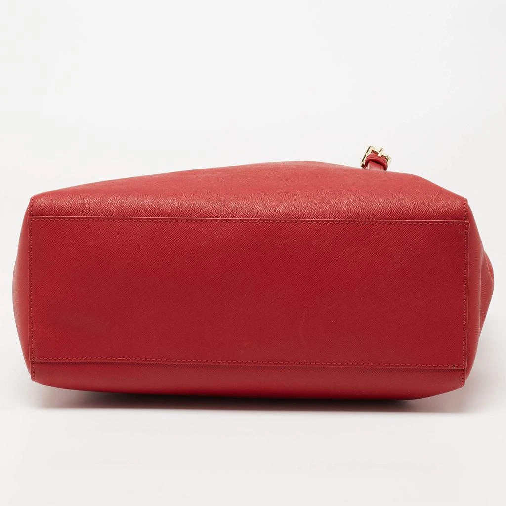 Tory Burch Red Leather Medium York Buckle Tote 商品