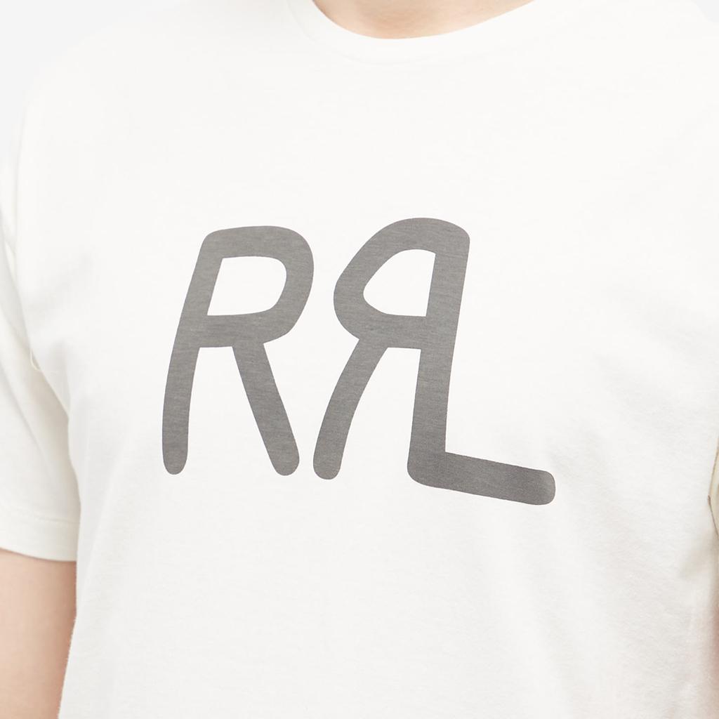 【RRL】Ranch コットンジャージー ロゴプリント 半袖 Tシャツ RRL Ranch Logo T-Shirt
