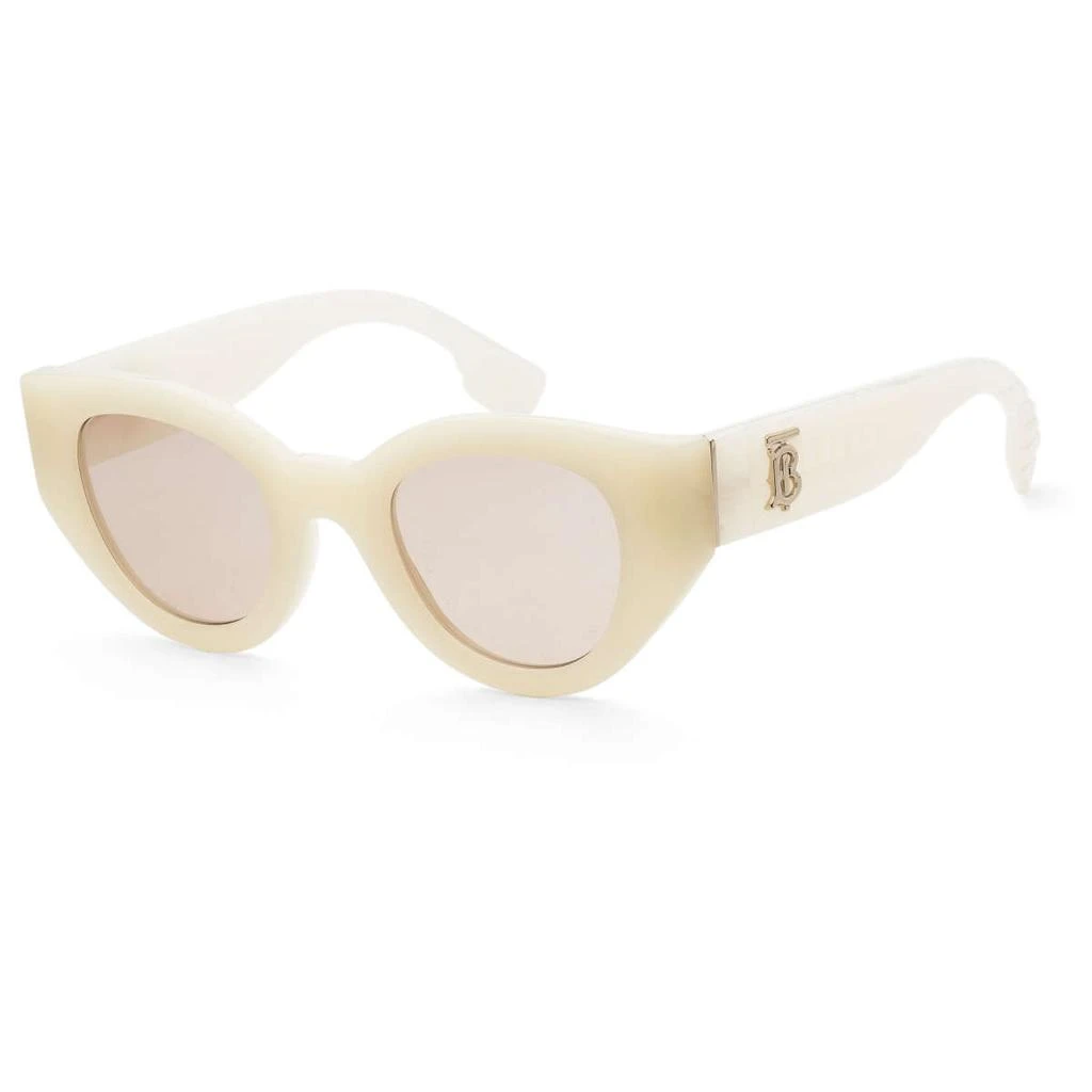 商品Burberry|Burberry Women's White Round Sunglasses,价格¥832,第1张图片