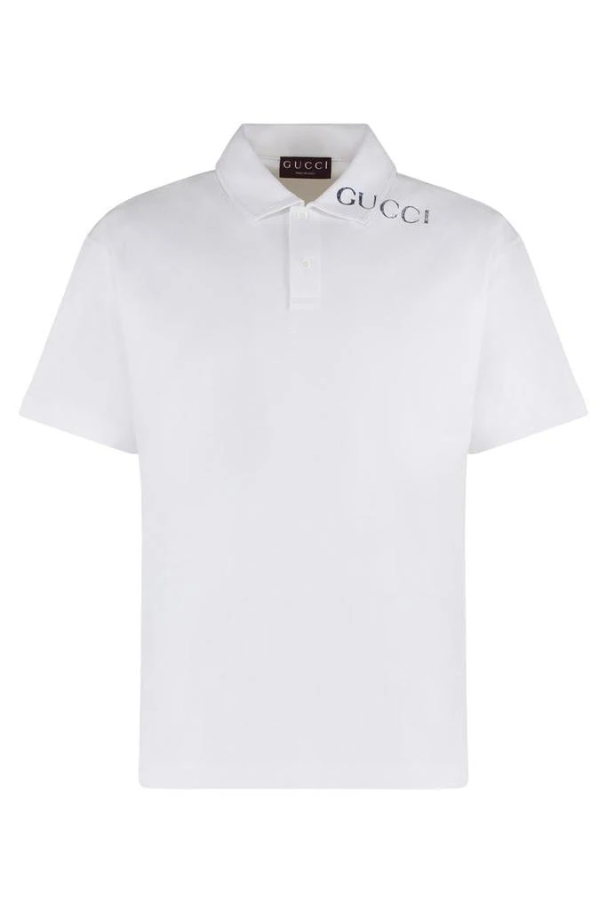 商品Gucci|Gucci Stretch Cotton Piqué Polo Shirt,价格¥4953,第1张图片