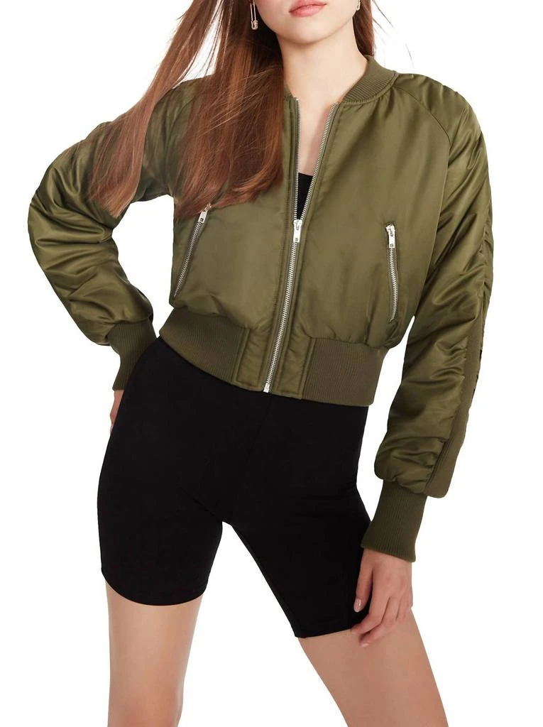 商品Steve Madden|Eva Jacket In Olive,价格¥558,第1张图片