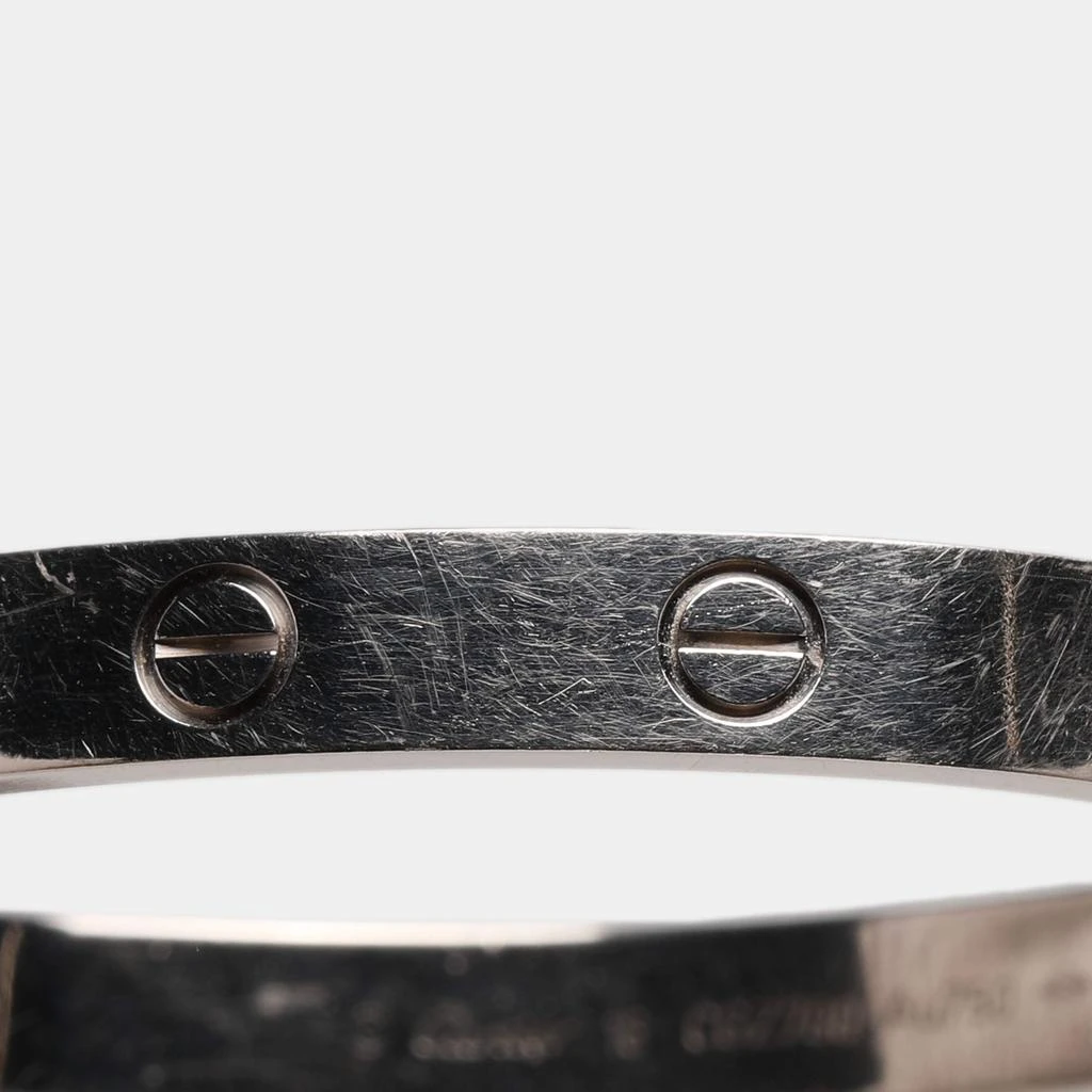 商品[二手商品] Cartier|Cartier Love 18k White Gold Bracelet 16,价格¥38127,第4张图片详细描述