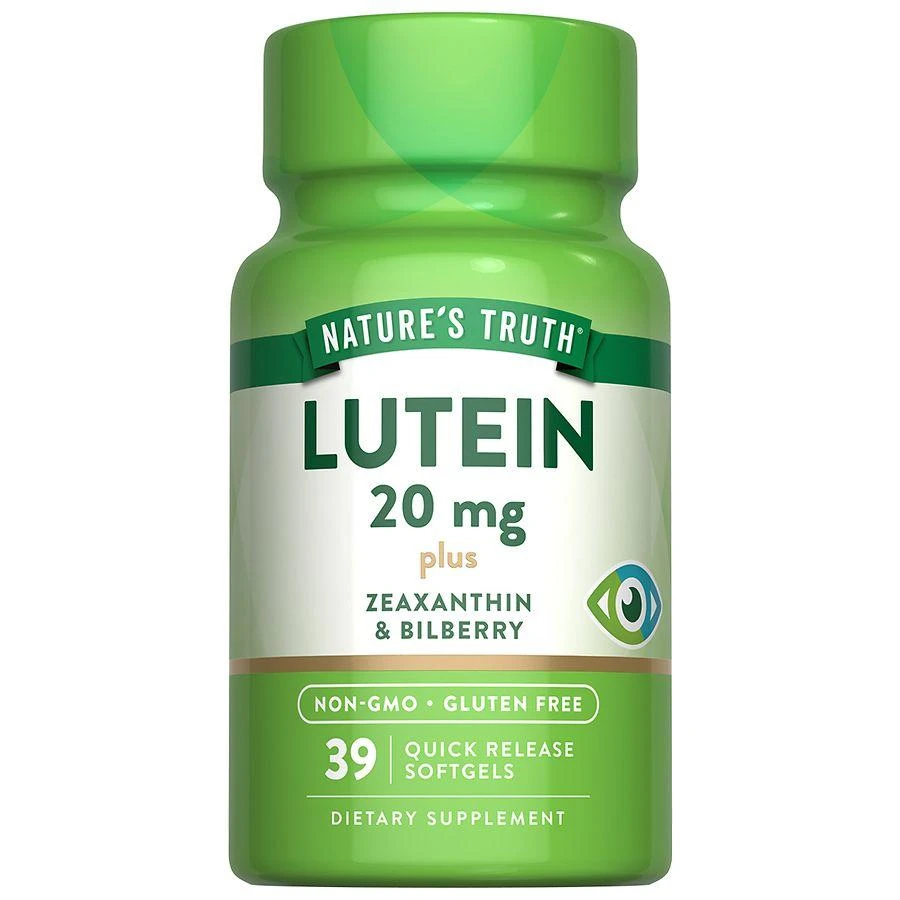 商品Nature's Truth|Lutein Plus Zeaxanthin & Bilberry Softgels,价格¥96,第1张图片
