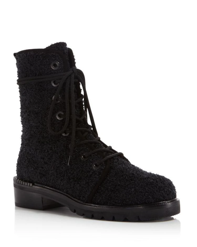 商品Stuart Weitzman|Metermaid Boucl&eacute; Combat Booties - 100% Exclusive,价格¥1790,第1张图片