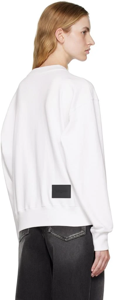商品We11done|White Rainbow Symbol Sweatshirt,价格¥922,第3张图片详细描述
