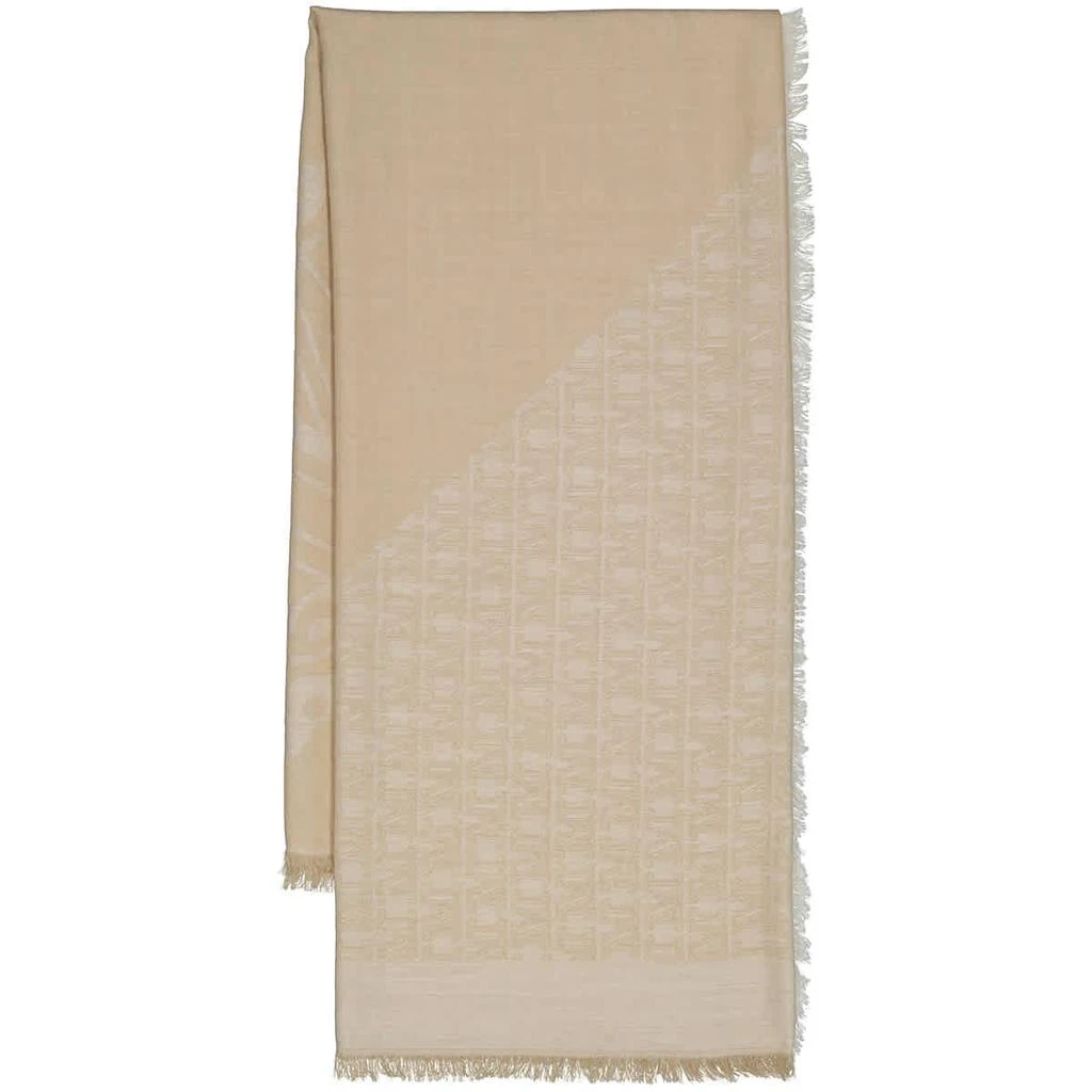 商品Max Mara|Max Mara Ladies Elia Wool And Silk Shawl - Sand,价格¥809,第1张图片