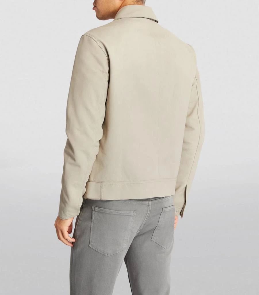 商品Paige|Leather Overshirt Jacket,价格¥7828,第4张图片详细描述