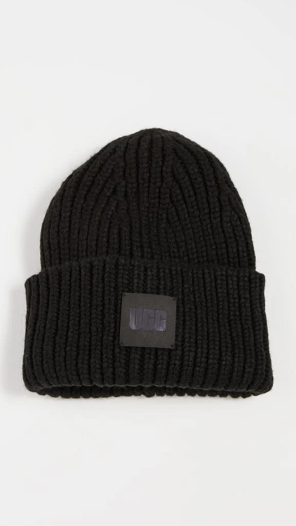 商品UGG|UGG 粗罗纹毛线帽,价格¥122,第2张图片详细描述