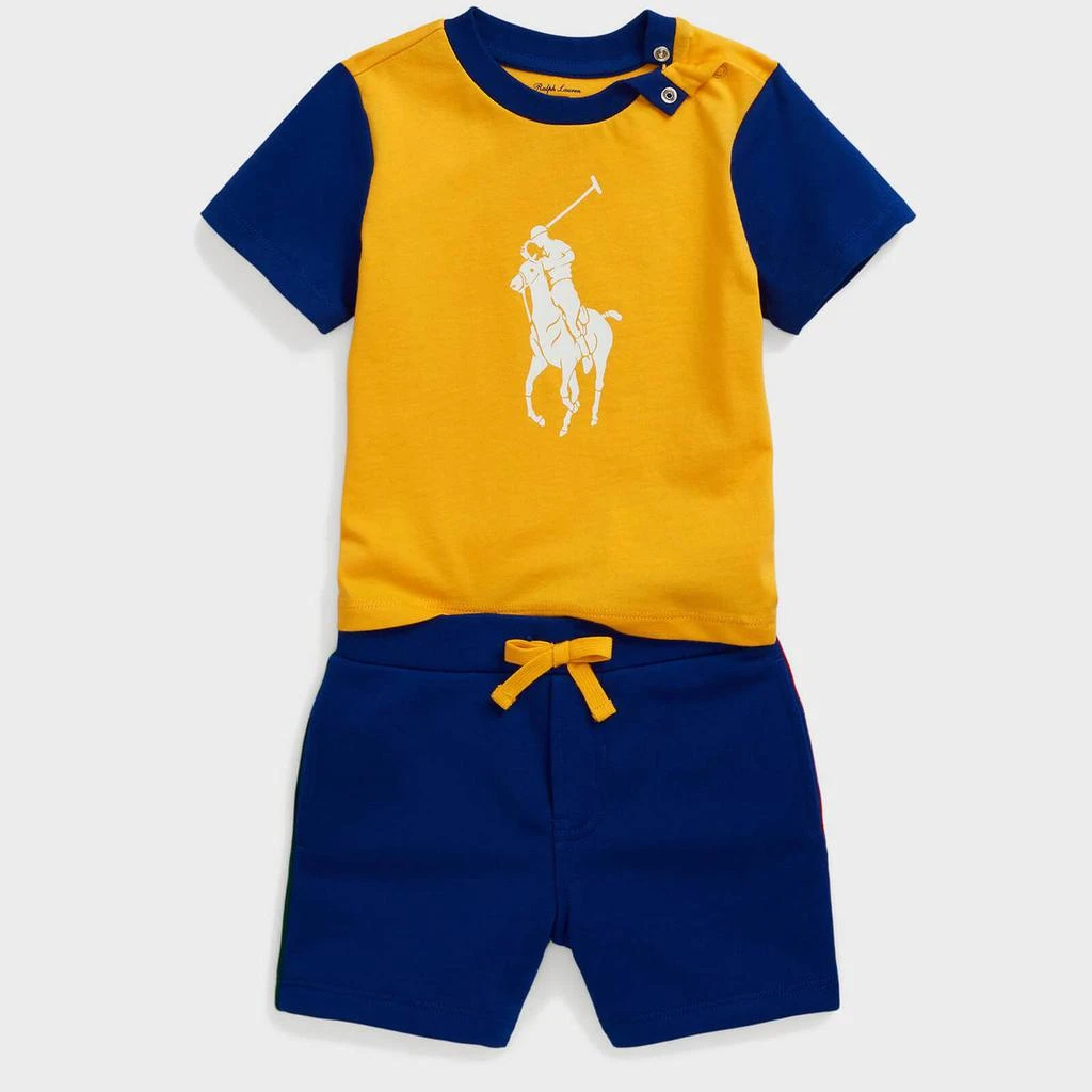 商品Ralph Lauren|Polo Ralph Lauren Baby's Cotton-Jersey Short and T-Shirt Set,价格¥383,第1张图片