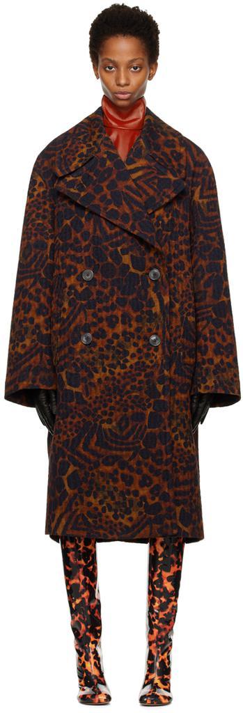 商品Dries Van Noten|棕色 Ramson 大衣,价格¥21995,第1张图片