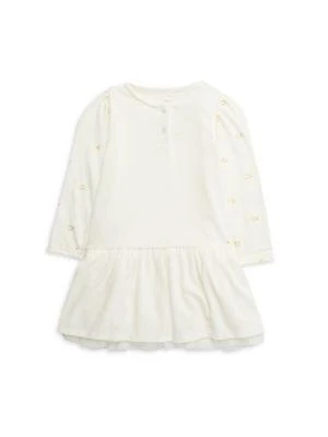 商品Calvin Klein|Little Girl’s 2-Piece Shirt & Dropped Waist Dress Set,价格¥113,第2张图片详细描述