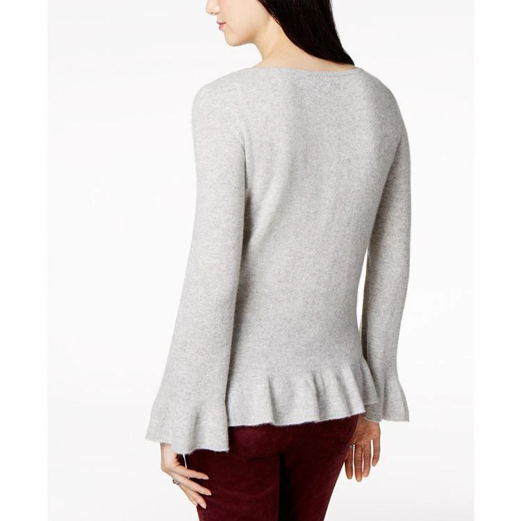 商品Charter Club|小码 Cashmere Embellished Peplum Sweater, Created for Macy's,价格¥510,第2张图片详细描述