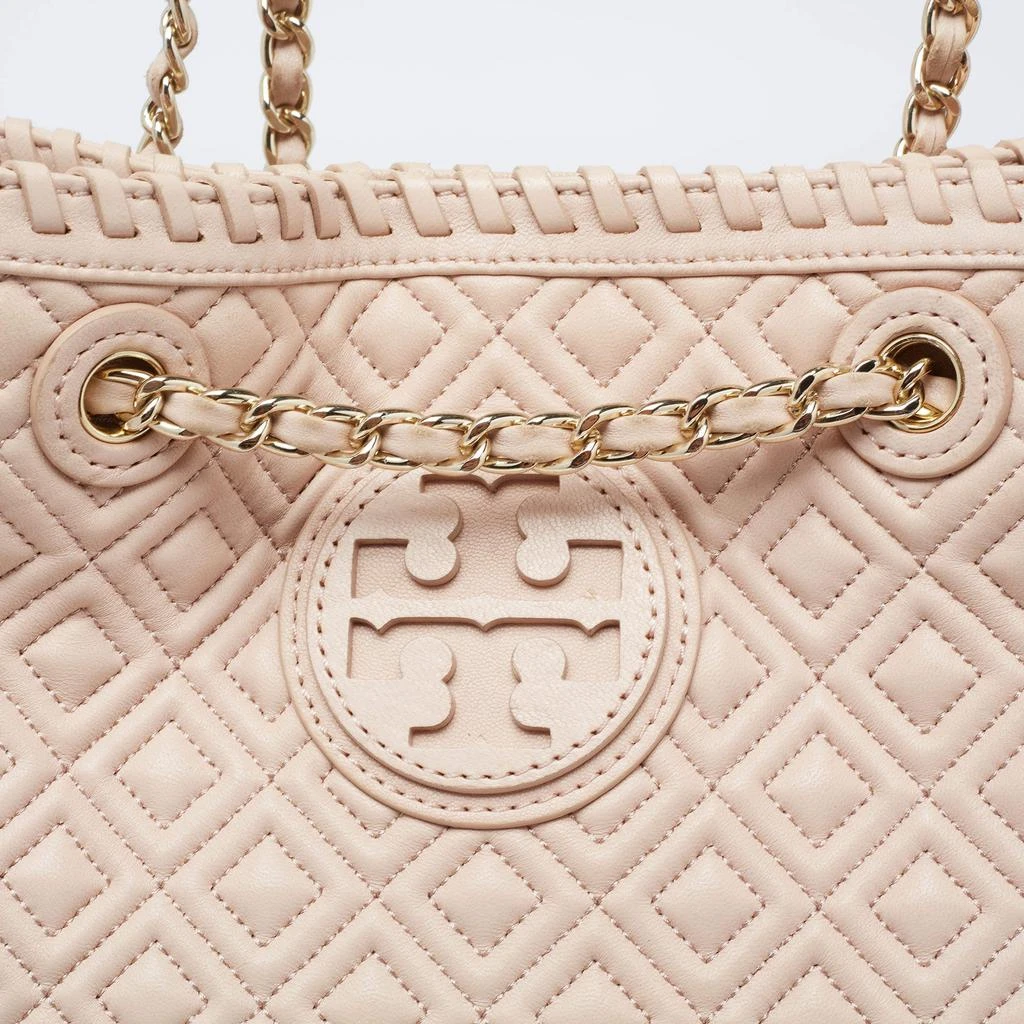 商品[二手商品] Tory Burch|Tory Burch Powder Pink Leather Drawstring Backpack,价格¥1327,第5张图片详细描述