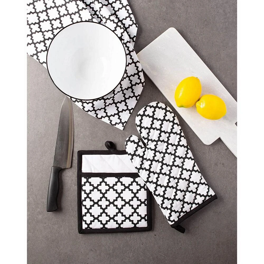 Lattice Oven Mitt Potholder Set 商品