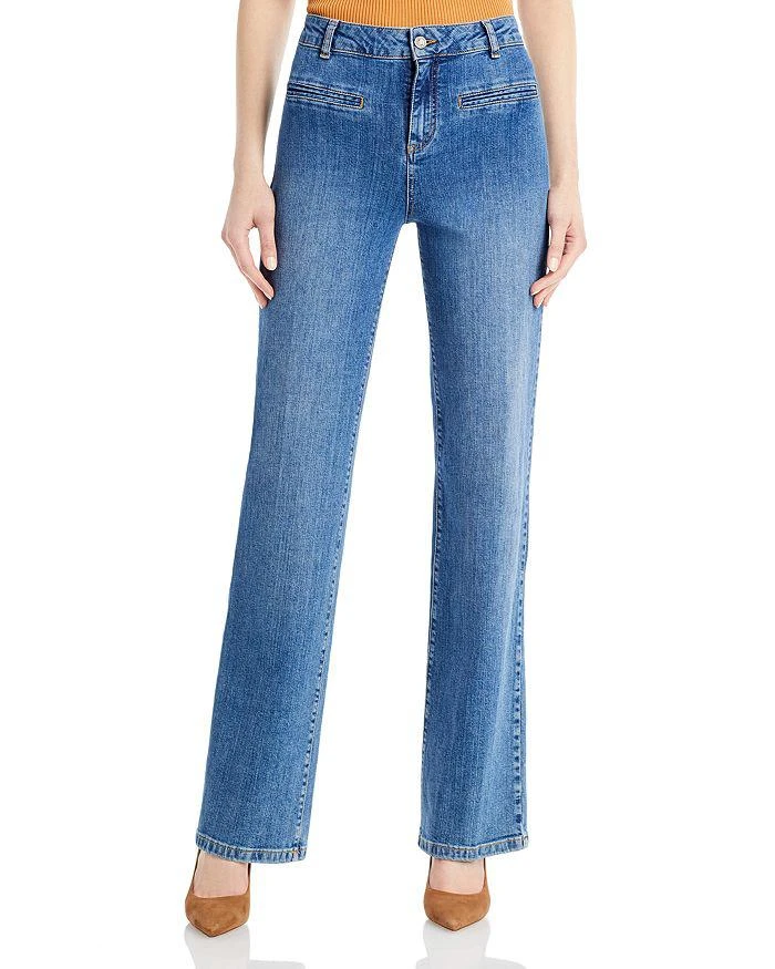 商品VANESSA BRUNO|Nello Straight Leg Trouser Jeans in Blue,价格¥617,第1张图片