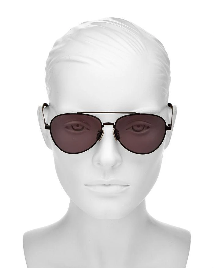 商品Givenchy|  Brow Bar Aviator Sunglasses, 56mm,价格¥1367,第2张图片详细描述