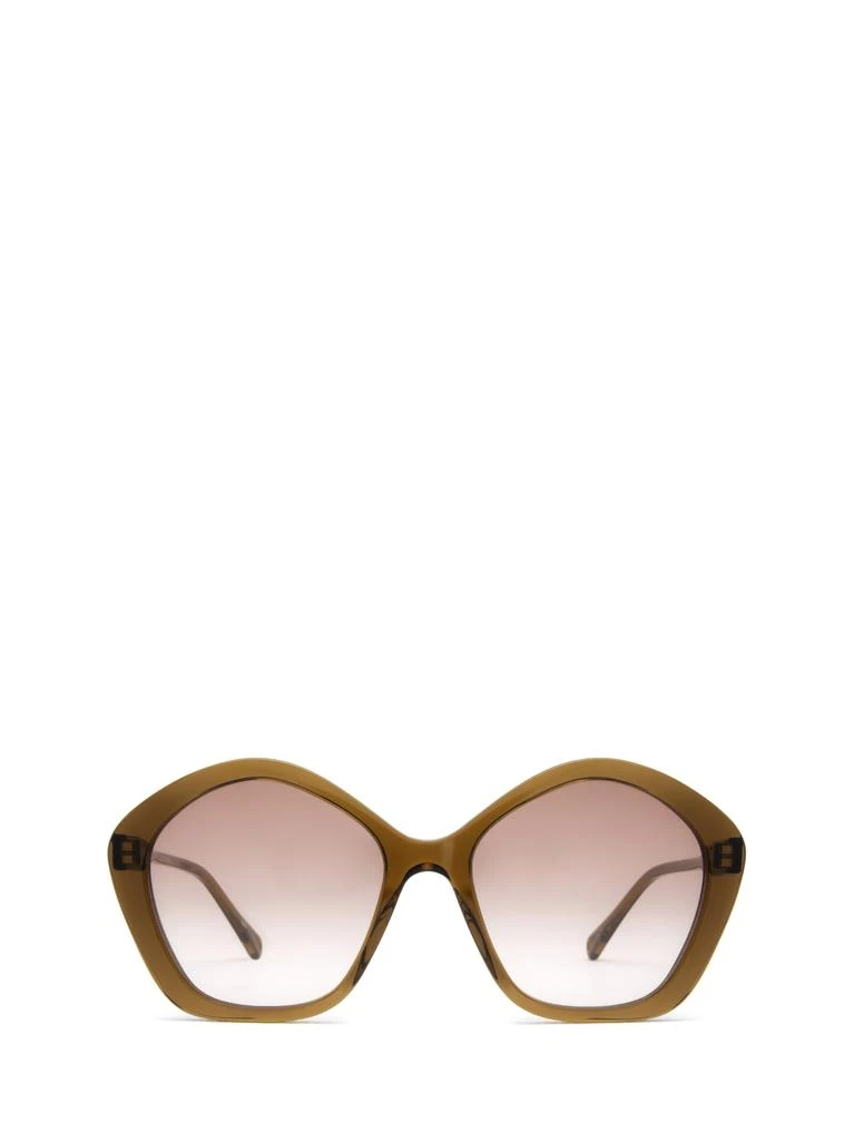 商品Chloé|Chloé CH0082S brown female sunglasses,价格¥1499,第1张图片
