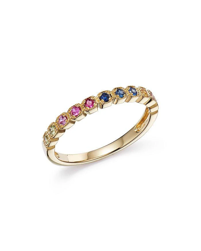 商品Bloomingdale's|Multicolor Sapphire Band in 14K Yellow Gold - 100% Exclusive,价格¥7475,第1张图片