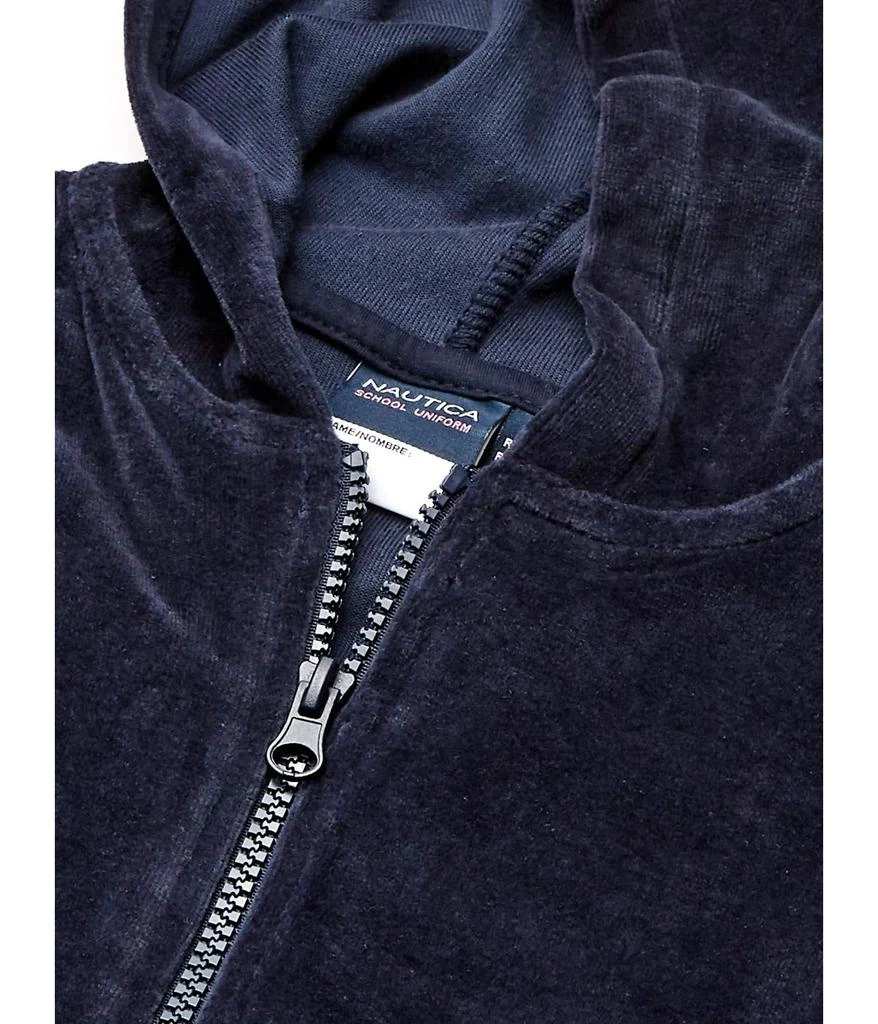 商品Nautica|Girls' School Uniform Velour Hoodie Sweatshirt,价格¥177,第2张图片详细描述