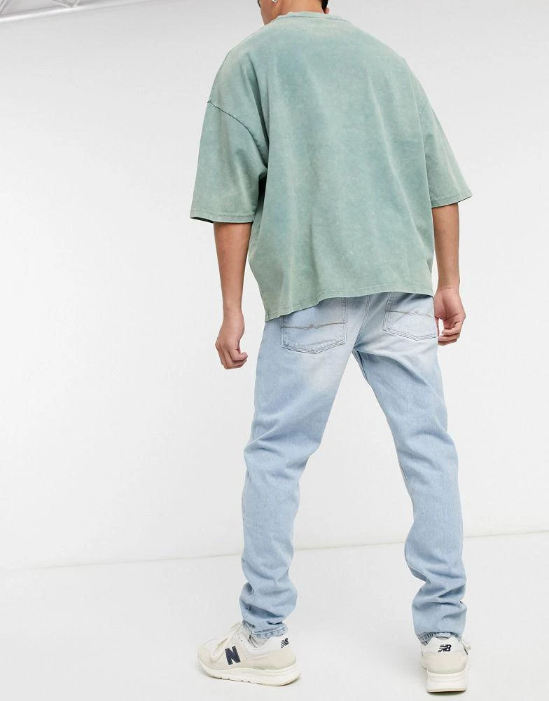 商品ASOS|ASOS DESIGN slim jeans in vintage bleach,价格¥180,第2张图片详细描述