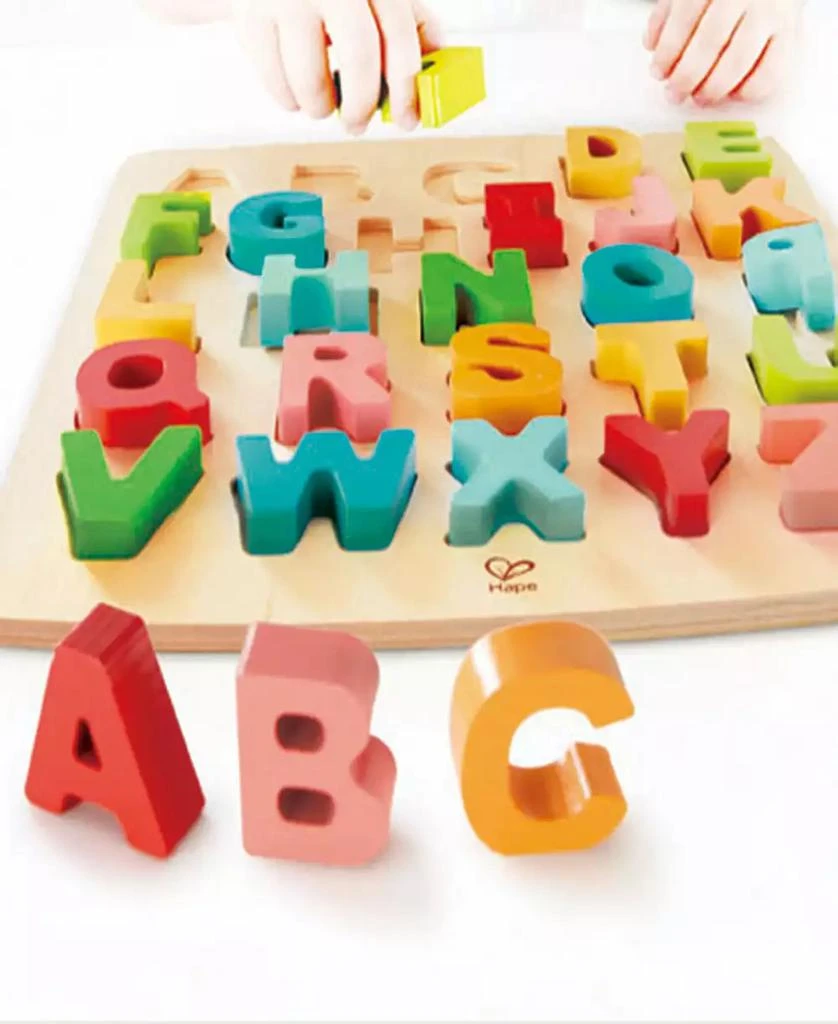 商品Hape|Alphabet Blocks Learning Puzzle, 27 Pieces,价格¥165,第2张图片详细描述