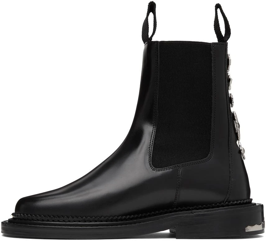 商品Toga Pulla|SSENSE Exclusive Black Hardware Boots,价格¥2261,第3张图片详细描述