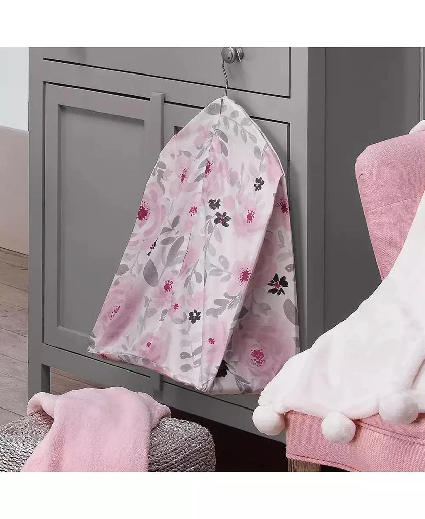 商品Bedtime Originals|Blossom Pink/Gray Watercolor Floral Diaper Stacker,价格¥127,第2张图片详细描述