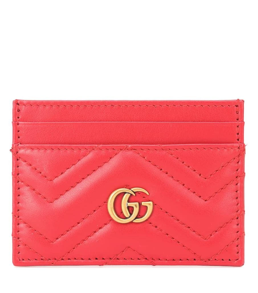 商品Gucci|GG Marmont leather card holder,价格¥2321,第1张图片