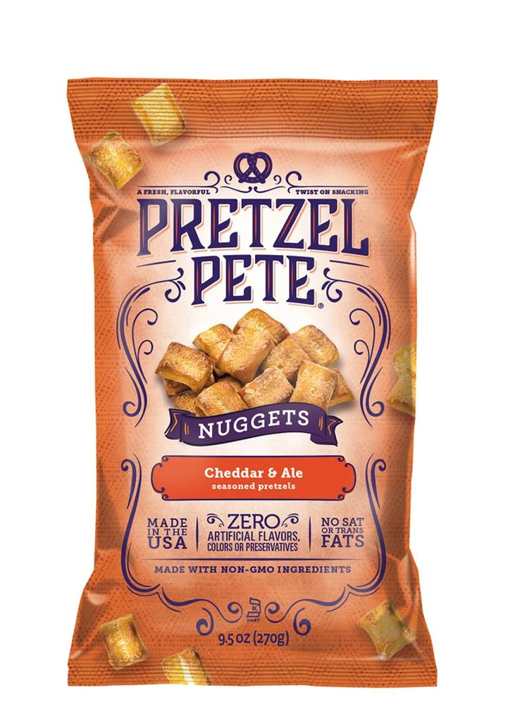 商品Pretzel Pete|Cheddar & Ale Pretzel Nuggets 270g,价格¥54,第1张图片