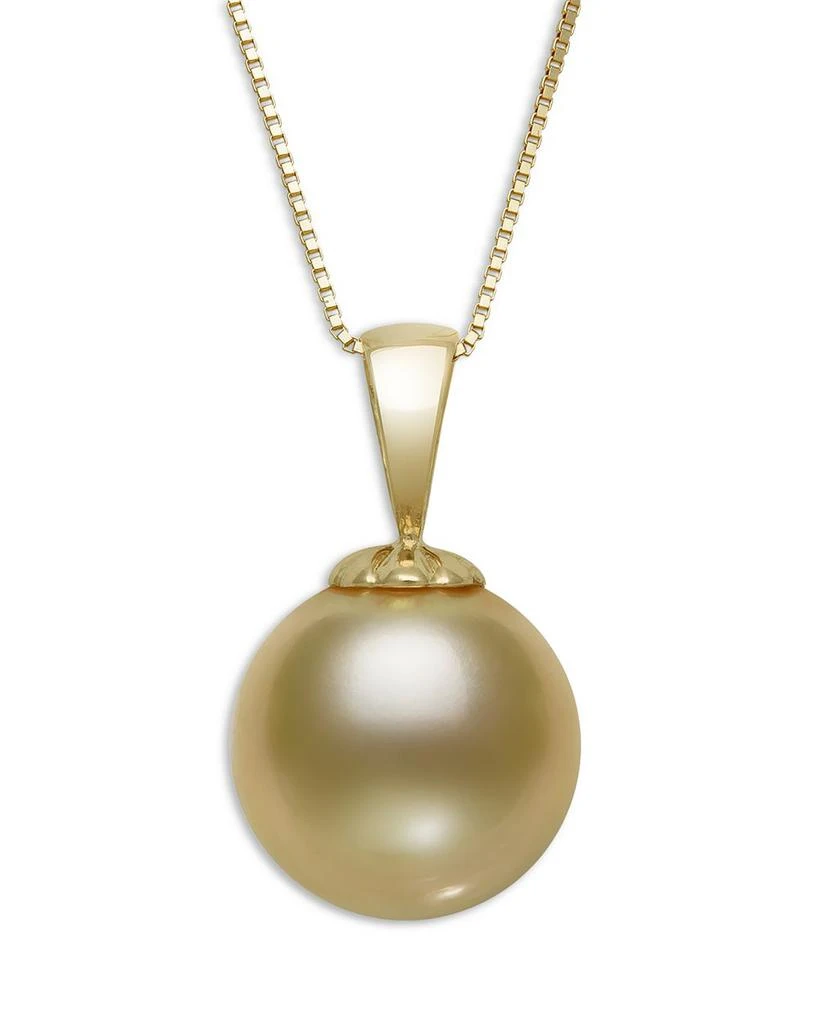 商品Bloomingdale's|Golden South Sea Cultured Pearl Pendant Necklace in 14K Yellow Gold, 18" - Exclusive,价格¥12644,第1张图片