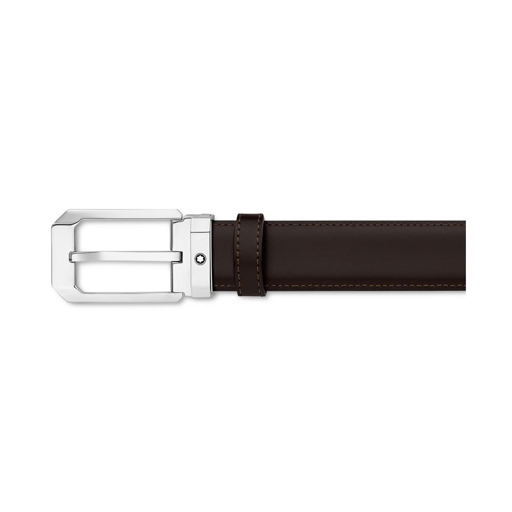 Men's Pin-Buckle Leather Belt商品第4张图片规格展示
