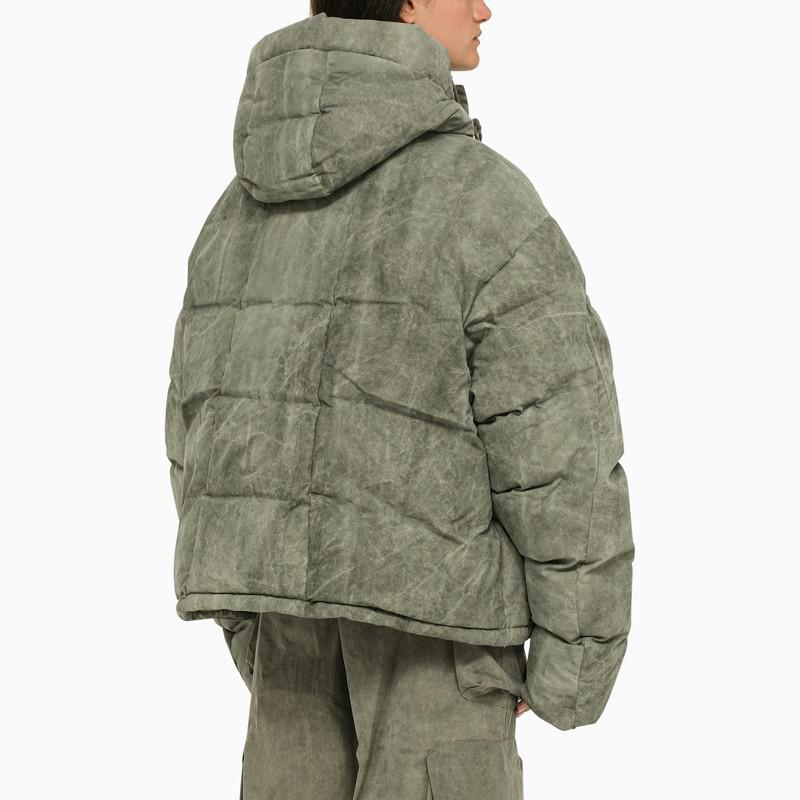 Oversize military down jacket in canvas商品第4张图片规格展示